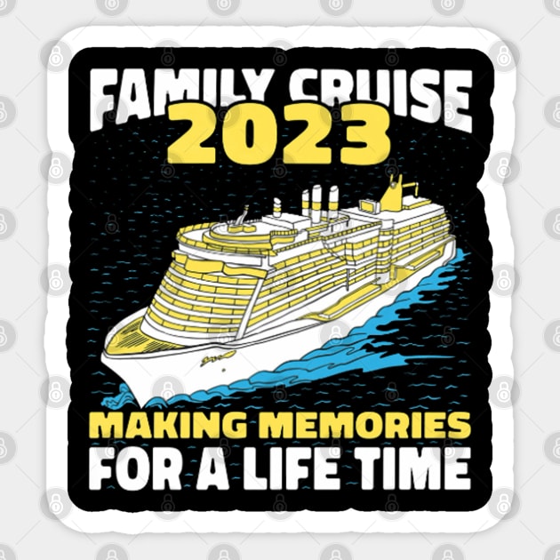 Family Cruise Caribbean 2023 Sticker by lunacreat
